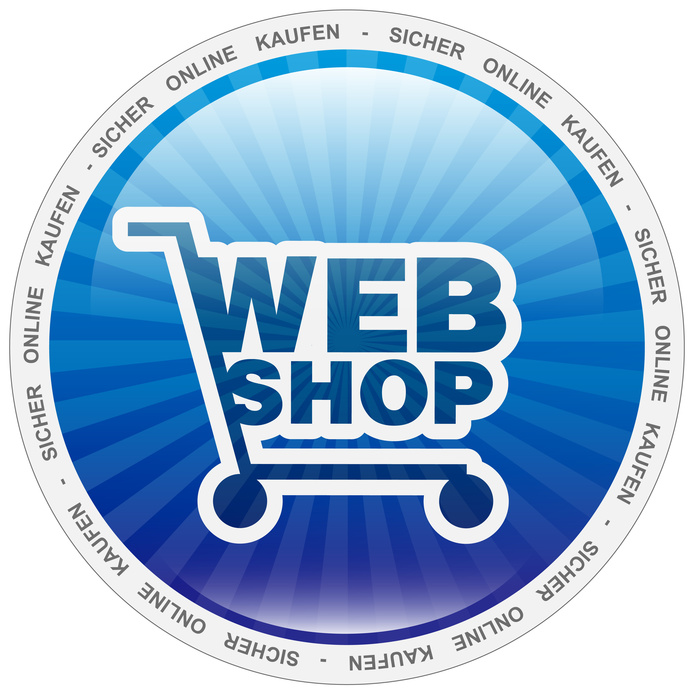 Button für einen Webshop